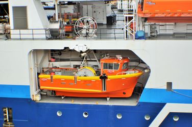 30ft Seismic Workboat på støre fartøy