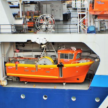 30ft Seismic Workboat på støre fartøy